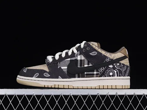 All categories Nk SB Dunk series Nk SB Dunk Low low-top sneakers M version Travis Scott x Nk SB Dunk joint sneakers Cashew fruit SB low-top casual sports skateboard shoes CT5053-001